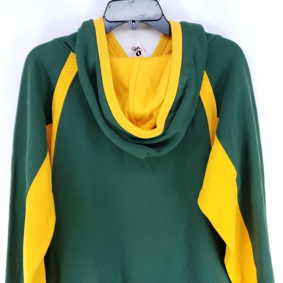 Badger Hoodie Men's Sz XS Green Yellow - Picture 4 of 7
